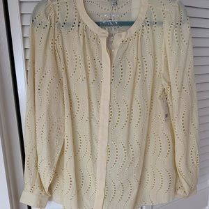 Joie shirt. Beautiful detail.